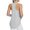 imageBALEAF Womens Workout Tank Tops Loose Fit Racerback Top Sleeveless Shirts Lightweight Yoga Athletic Gym RunningLimestone