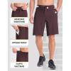 imageBALEAF Mens Mountain Bike Shorts 4D Padded Cycling Loosefit Bicycle Biking Short with Zipper Pockets UPF50Dark Brown