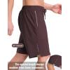 imageBALEAF Mens Mountain Bike Shorts 4D Padded Cycling Loosefit Bicycle Biking Short with Zipper Pockets UPF50Dark Brown