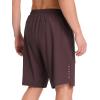 imageBALEAF Mens Mountain Bike Shorts 4D Padded Cycling Loosefit Bicycle Biking Short with Zipper Pockets UPF50Dark Brown