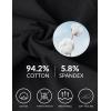 imageBALEAF Womens Cotton Flare Yoga Pants High Waisted Bootcut Bell Bottom Leggings Dressy Work Office Trousers1 Smooth Comfy Softblack