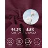 imageBALEAF Womens Cotton Flare Yoga Pants High Waisted Bootcut Bell Bottom Leggings Dressy Work Office TrousersSmooth Comfy Softburgundy