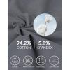 imageBALEAF Womens Cotton Flare Yoga Pants High Waisted Bootcut Bell Bottom Leggings Dressy Work Office TrousersSmooth Comfy Softgrey