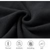 imageBALEAF Womens Fleece Dress Sweatshirt Tunic Long Quarter Zip Pullover Polar Winter Dress Cover Ups Pocket02black