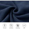 imageBALEAF Womens Fleece Dress Sweatshirt Tunic Long Quarter Zip Pullover Polar Winter Dress Cover Ups PocketBlue