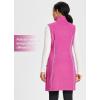 imageBALEAF Womens Fleece Dress Sweatshirt Tunic Long Quarter Zip Pullover Polar Winter Dress Cover Ups PocketPink