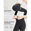 imageBALEAF Womens Leggings with Pockets Black Tummy Control Workout High Waisted Athletic 78 Ultra Soft Gym Yoga Ankle PantsBlack