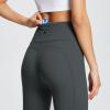 imageBALEAF Womens Leggings with Pockets Black Tummy Control Workout High Waisted Athletic 78 Ultra Soft Gym Yoga Ankle PantsDark Gray
