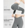 imageBALEAF Womens Leggings with Pockets Black Tummy Control Workout High Waisted Athletic 78 Ultra Soft Gym Yoga Ankle PantsGraphite Gray
