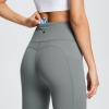 imageBALEAF Womens Leggings with Pockets Black Tummy Control Workout High Waisted Athletic 78 Ultra Soft Gym Yoga Ankle PantsGray