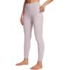 imageBALEAF Womens Leggings with Pockets Black Tummy Control Workout High Waisted Athletic 78 Ultra Soft Gym Yoga Ankle PantsLight Purple
