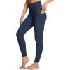 imageBALEAF Womens Leggings with Pockets Black Tummy Control Workout High Waisted Athletic 78 Ultra Soft Gym Yoga Ankle PantsNavy