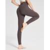 imageBALEAF Womens Leggings with Pockets Black Tummy Control Workout High Waisted Athletic 78 Ultra Soft Gym Yoga Ankle PantsSeal Brown