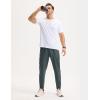 imagebaleaf Mens Hiking Pants Lightweight Quick Dry Joggers with Pockets Cargo Pants Water Resistant Breathable JoggerDark Gray