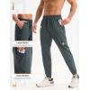 imagebaleaf Mens Hiking Pants Lightweight Quick Dry Joggers with Pockets Cargo Pants Water Resistant Breathable JoggerDark Gray