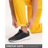 imagebaleaf Mens Hiking Pants Lightweight Quick Dry Joggers with Pockets Cargo Pants Water Resistant Breathable JoggerYellow