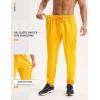imagebaleaf Mens Hiking Pants Lightweight Quick Dry Joggers with Pockets Cargo Pants Water Resistant Breathable JoggerYellow