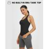 imagebaleaf Womens Racerback Workout Tank Tops Yoga Gym Athletic Running Sleeveless Shirts CamisoleBlack