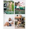 imageBALEAF Womens Golf Shorts 9 Knee Length Stretch Bermuda Long Shorts Belt Loops Pockets Casual Work UPF 50Black