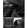 imageBALEAF Womens Golf Shorts 9 Knee Length Stretch Bermuda Long Shorts Belt Loops Pockets Casual Work UPF 50Black
