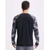 imagebaleaf Mens Sun Protection Swim Shirts Zipper Pocket Rash Guard Shirt Quick Dry Long Sleeve Sun Shirt UPF 50Black Coconut