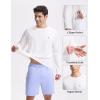 imagebaleaf Mens Sun Protection Swim Shirts Zipper Pocket Rash Guard Shirt Quick Dry Long Sleeve Sun Shirt UPF 50Star White