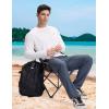 imagebaleaf Mens Sun Protection Swim Shirts Zipper Pocket Rash Guard Shirt Quick Dry Long Sleeve Sun Shirt UPF 50Star White