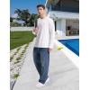 imagebaleaf Mens Sun Protection Swim Shirts Zipper Pocket Rash Guard Shirt Quick Dry Long Sleeve Sun Shirt UPF 50Star White
