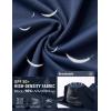 imagebaleaf Mens UPF 50 Sun Protection Hoodie Full Zip Jacket Lightweight Long Sleeve Cooling Shirts Pockets Hiking FishingNavy Blue
