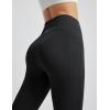 imagebaleaf Womens Capri Leggings with Pockets Knee Length Capris Pants Yoga Workout Exercise for Casual SummerBlack