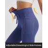 imagebaleaf Womens Capri Leggings with Pockets Knee Length Capris Pants Yoga Workout Exercise for Casual SummerClassic Navy