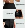 imagebaleaf Womens 14quot High Waisted Swim Skirts with Zipper Pockets Tummy Control Bathing Suit Swim BottomsBlack