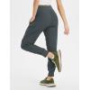 imagebaleaf Womens Joggers with Zip Pockets Hiking Pants Lightweight Quick Dry Water Resistant Track PantsDark Gray