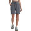 imagebaleaf Womens 7quot Hiking Shorts High Waist Water Resistant Quick Dry Lightweight Zip Pockets Workout Athletic Shorts TravelGraphite Gray