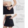imagebaleaf Womens 16quot Golf Skorts Skirts 5 Pockets High Waisted Stretchy Tennis Skirt Athletic Workout RunningBlack