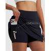 imagebaleaf Womens 16quot Golf Skorts Skirts 5 Pockets High Waisted Stretchy Tennis Skirt Athletic Workout RunningBlack