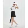 imagebaleaf Womens 16quot Golf Skorts Skirts 5 Pockets High Waisted Stretchy Tennis Skirt Athletic Workout RunningBlack