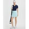 imagebaleaf Womens 16quot Golf Skorts Skirts 5 Pockets High Waisted Stretchy Tennis Skirt Athletic Workout RunningLight Blue