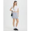 imagebaleaf Womens 16quot Golf Skorts Skirts 5 Pockets High Waisted Stretchy Tennis Skirt Athletic Workout RunningLight Gray