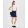 imagebaleaf Womens 16quot Golf Skorts Skirts 5 Pockets High Waisted Stretchy Tennis Skirt Athletic Workout RunningNavy Blue