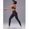 imagebaleaf Sweatleaf Womens High Waisted Leggings 25quot Tummy Control Butt Lifting Yoga Workout Running PantsBlack