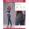 imagebaleaf Sweatleaf Womens High Waisted Leggings 25quot Tummy Control Butt Lifting Yoga Workout Running PantsDark Grey