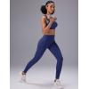 imagebaleaf Sweatleaf Womens High Waisted Leggings 25quot Tummy Control Butt Lifting Yoga Workout Running PantsNavy Blue