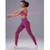 imagebaleaf Sweatleaf Womens High Waisted Leggings 25quot Tummy Control Butt Lifting Yoga Workout Running PantsRose Red
