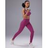 imagebaleaf Sweatleaf Womens High Waisted Leggings 25quot Tummy Control Butt Lifting Yoga Workout Running PantsRose Red