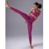 imagebaleaf Sweatleaf Womens High Waisted Leggings 25quot Tummy Control Butt Lifting Yoga Workout Running PantsRose Red