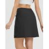 imagebaleaf Womens 16quot Hiking Cargo Skort Skirt High Waisted with Pockets Golf Workout UPF 50 Sun Protection Quick DryBlack