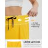 imagebaleaf Womens 16quot Hiking Cargo Skort Skirt High Waisted with Pockets Golf Workout UPF 50 Sun Protection Quick DryYellow