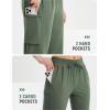 imagebaleaf Womens Cargo Joggers Hiking Pants with Pockets Lightweight Jogger Quick Dry SweatpantsArmy Green