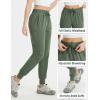 imagebaleaf Womens Cargo Joggers Hiking Pants with Pockets Lightweight Jogger Quick Dry SweatpantsArmy Green